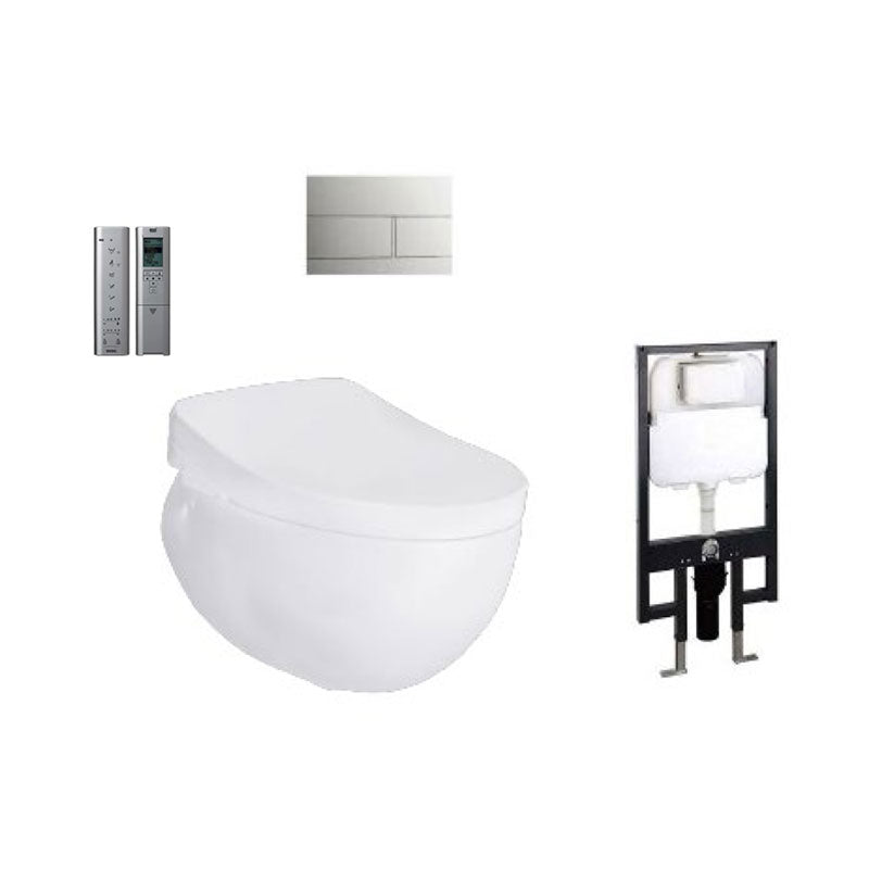 TOTO Le Muse Wall Hung Toilet and Washlet w/Remote Control Package