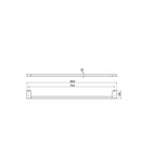 Parisi Linfa Towel Rail 800mm