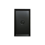 Parisi Track 600x380 Bench Basin - Matte Black - VA20.22