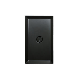 Parisi Track 600x380 Bench Basin - Matte Black - VA20.22