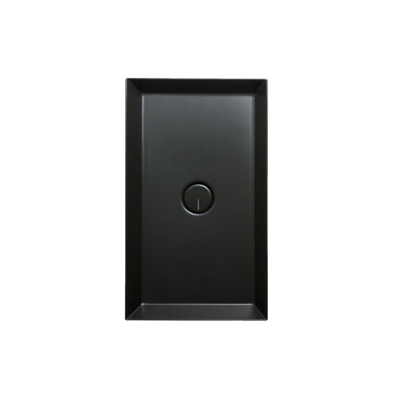 Parisi Track 600x380 Bench Basin - Matte Black - VA20.22