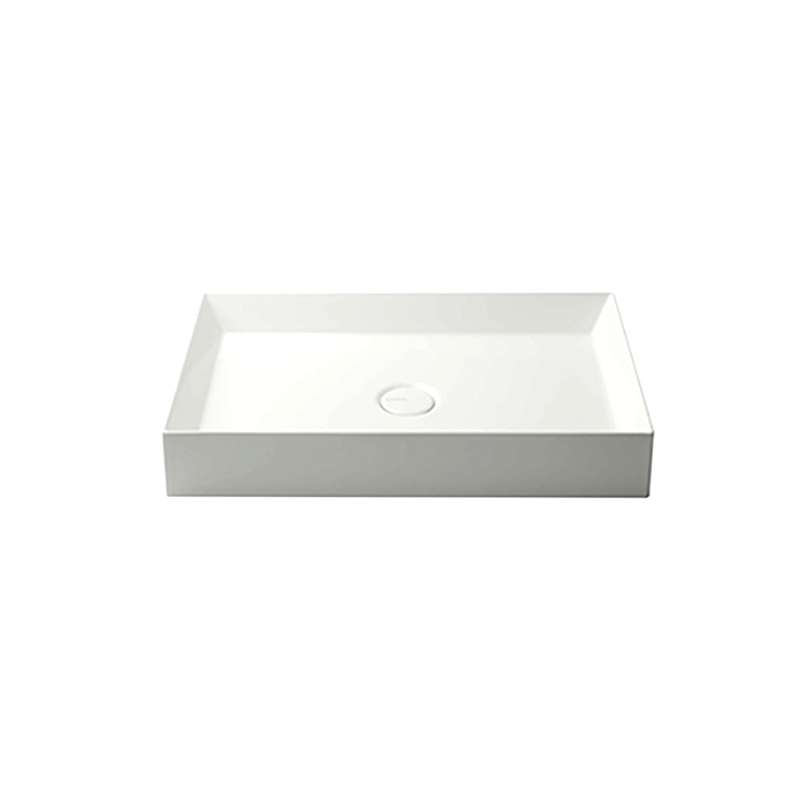 Parisi Track 600x380 Bench Basin - Matte White - VA20.01