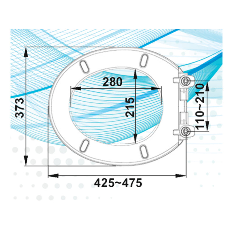Haron Pine Veneer Toilet Seat - Specification