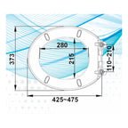 Haron Mahogany Veneer Toilet Seat - Specification