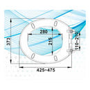 Haron Mahogany Veneer Toilet Seat - Specification