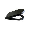 Haron Duroplast Onyx D Shape Toilet Seat Matt Black