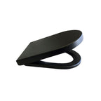 Haron Duroplast Onyx D Shape Toilet Seat Matt Black