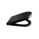 Haron Duroplast Onyx D Shape Toilet Seat Matt Black