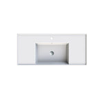Parisi Twenty 100 Centre Bowl Bench Basin - 3 Tap Holes - Gloss White - TC201013