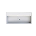 Parisi Twenty 100 Full Bowl Bench Basin - 3 Tap Holes - Gloss White - TC201003