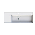Parisi Twenty 120 Right Bowl Bench Basin - 3 Tap Holes - Gloss White - TC201223