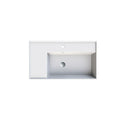 Parisi Twenty 80 Right Bowl Bench Basin - 3 Tap Holes - Gloss White - TC20823