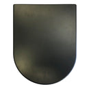 Haron Duroplast Onyx D Shape Toilet Seat Matt Black