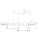 Nanobar Basin Set with Swivel Spout