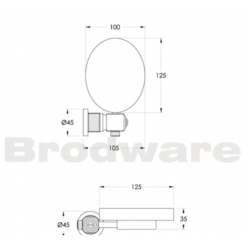 Broware Industrica Soap Dish Spec
