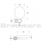 Broware Industrica Soap Dish Spec
