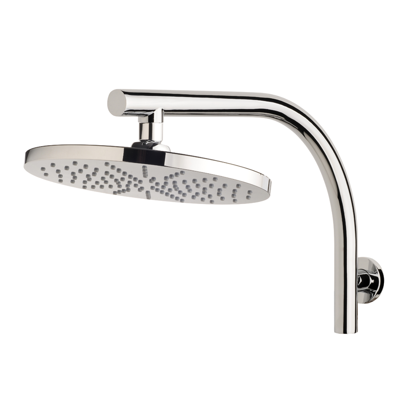 Phoenix Vivid Curved Shower Arm & 230mm Round Rose