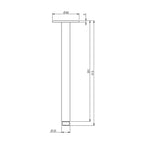 Phoenix Ceiling Arm 300mm Specification