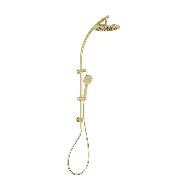 Phoenix Vivid Twin Shower - Brushed Gold