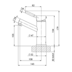 Phoenix Vivid Basin Mixer - Chrome