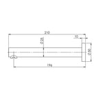 Phoenix Vivid Wall Basin Outlet 200mm Specification