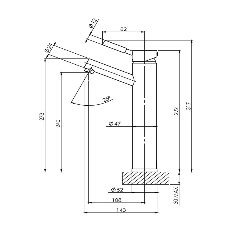 Phoenix Vivid Vessel Mixer Specification