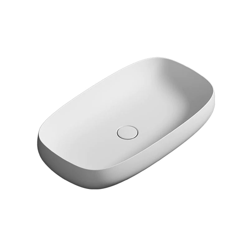 Parisi Seed 700x400 Bench Basin - Matte White - VA04.01