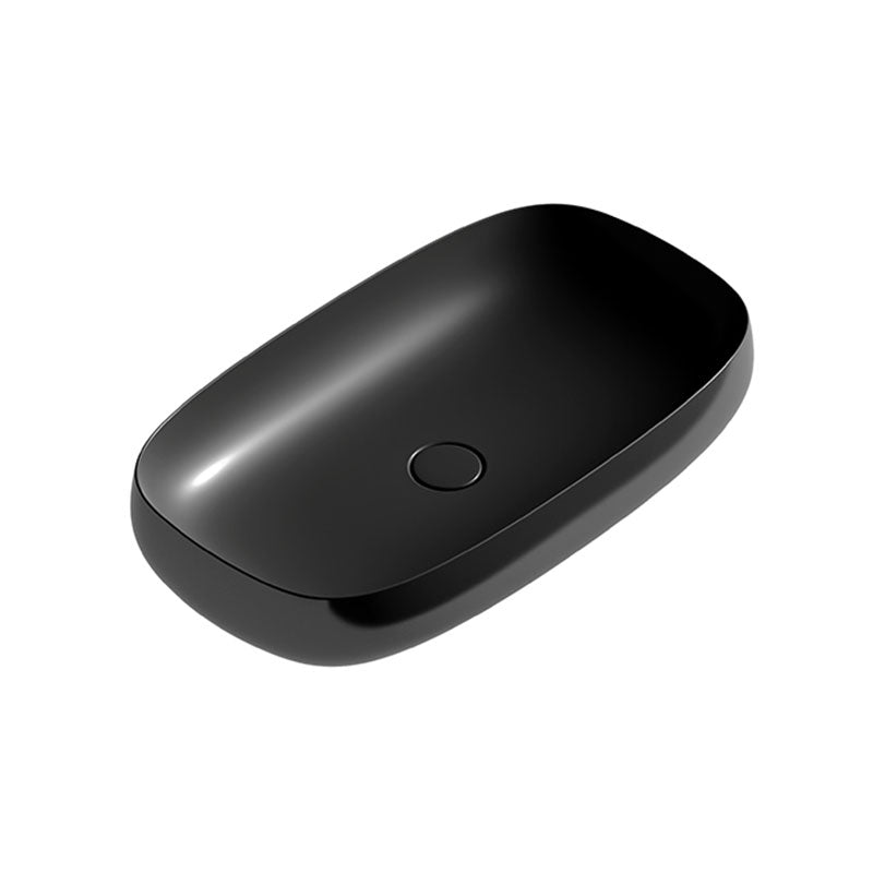 Parisi Seed 700x400 Bench Basin - Gloss Black - VA04.02