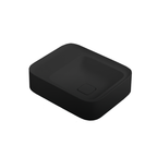 Parisi Cameo Wall Basin 500x400 - No Tap Hole - Gloss Black - VA290/S.02