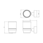 Phoenix Vivid Tumbler & Holder Chrome Specification