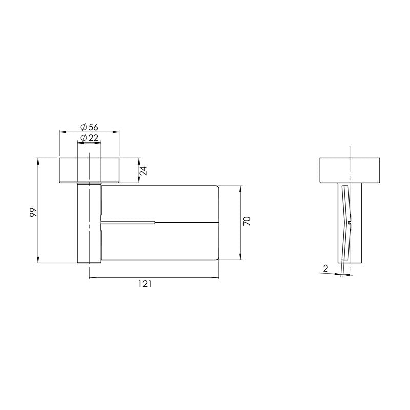 Phoenix Vivid Metal Soap Dish - Chrome Specification