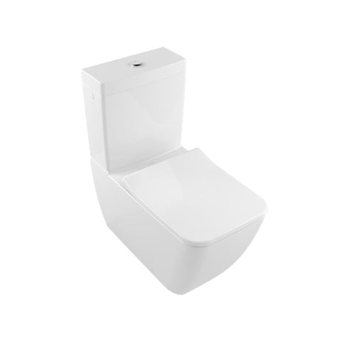 Villeroy & Boch Venticello DirectFlush S or P Trap Slim Seat BTW Toilet Suite - Back Entry