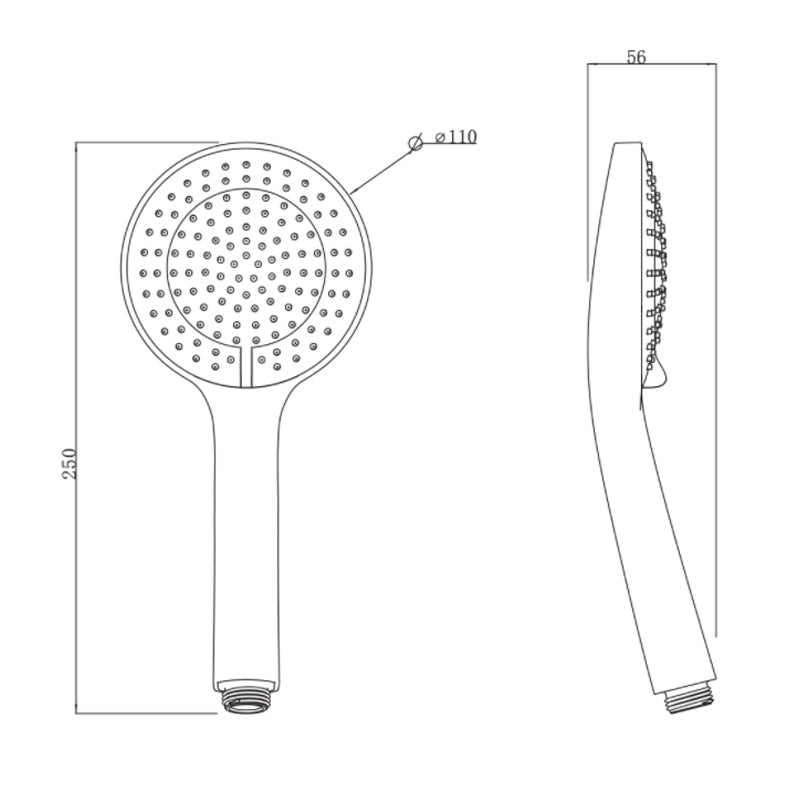 Villeroy & Boch Architectura Style Trio 110 Shower Handpiece