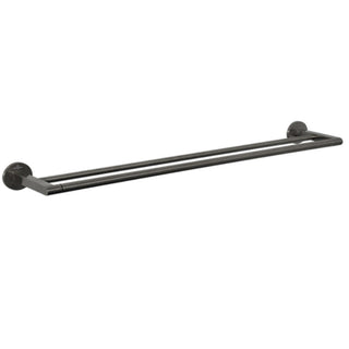 Villeroy & Boch Architectura 800mm Double Towel Rail | Gun Metal
