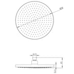 Villeroy & Boch Architectura Style White Silicon Overhead Shower