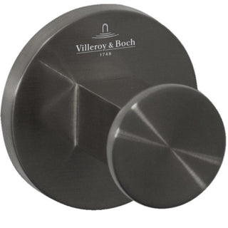 Villeroy & Boch Architectura Robe Hook | Gun Metal