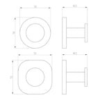 Villeroy & Boch Architectura Robe Hook | Specifications