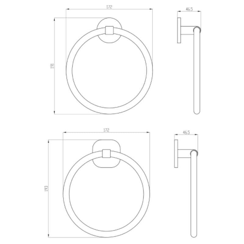 Villeroy & Boch Architectura Towel Rail | Specifications