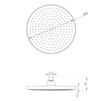 Villeroy & Boch Architectura Style 230 Overhead Shower | Specifications