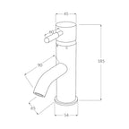 Sussex VODA Basin Mixer SS 316 - Stainless Steel