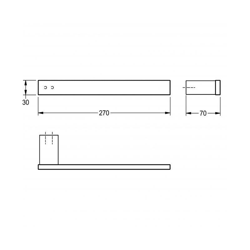 Franke Venus Towel Arm Specification