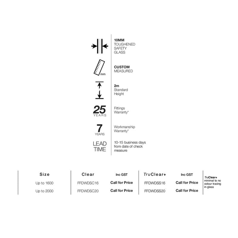 Verotti Sliding Wall-To-Wall 2 Panels Spec 