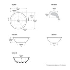 Victoria + Albert Drayton 40 Basin Spec