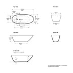 Victoria + Albert Mozzano Freestanding Bath Spec