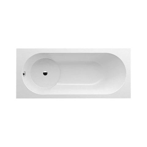 Villeroy & Boch Libra 1600mm Built In Bath With Overflow and Bath Filler - Gloss White