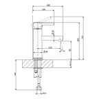 Villeroy & Boch Architectura Pin Basin Mixer Spec