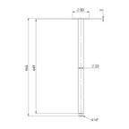 Phoenix Tapware Vivid Ceiling Arm 450mm Specification