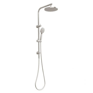 Phoenix Vivid Slimline Twin Shower - Brushed Nickel