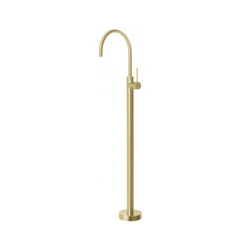 PHOENIX VIVID SLIMLINE FLOOR MOUNTED BATH MIXER - Brushed Gold