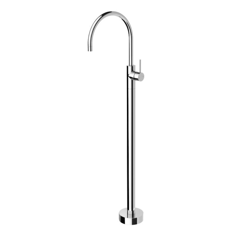Phoenix Vivid Slimline Floor Mounted Bath Mixer | Chrome - VS745 CHR